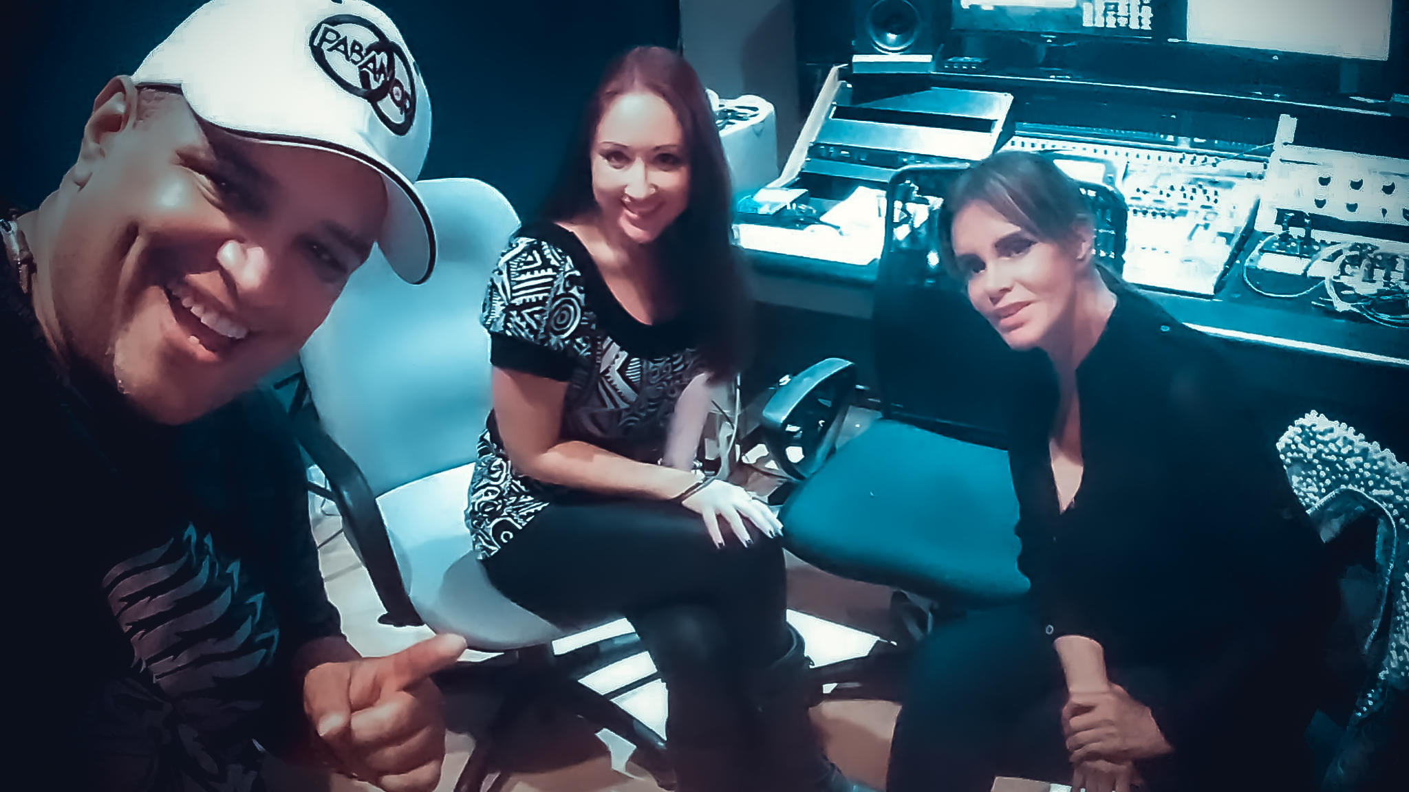 with lucia & u4riah in the studio